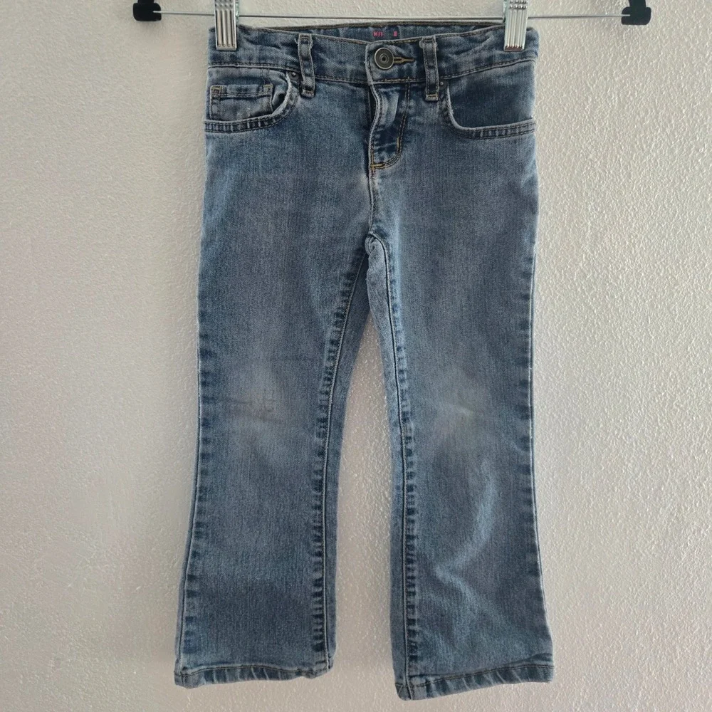 Childrens place Medium‎ Wash Denim Jeans Size 5 Blue Bootcut Stretch 5-Pocket
